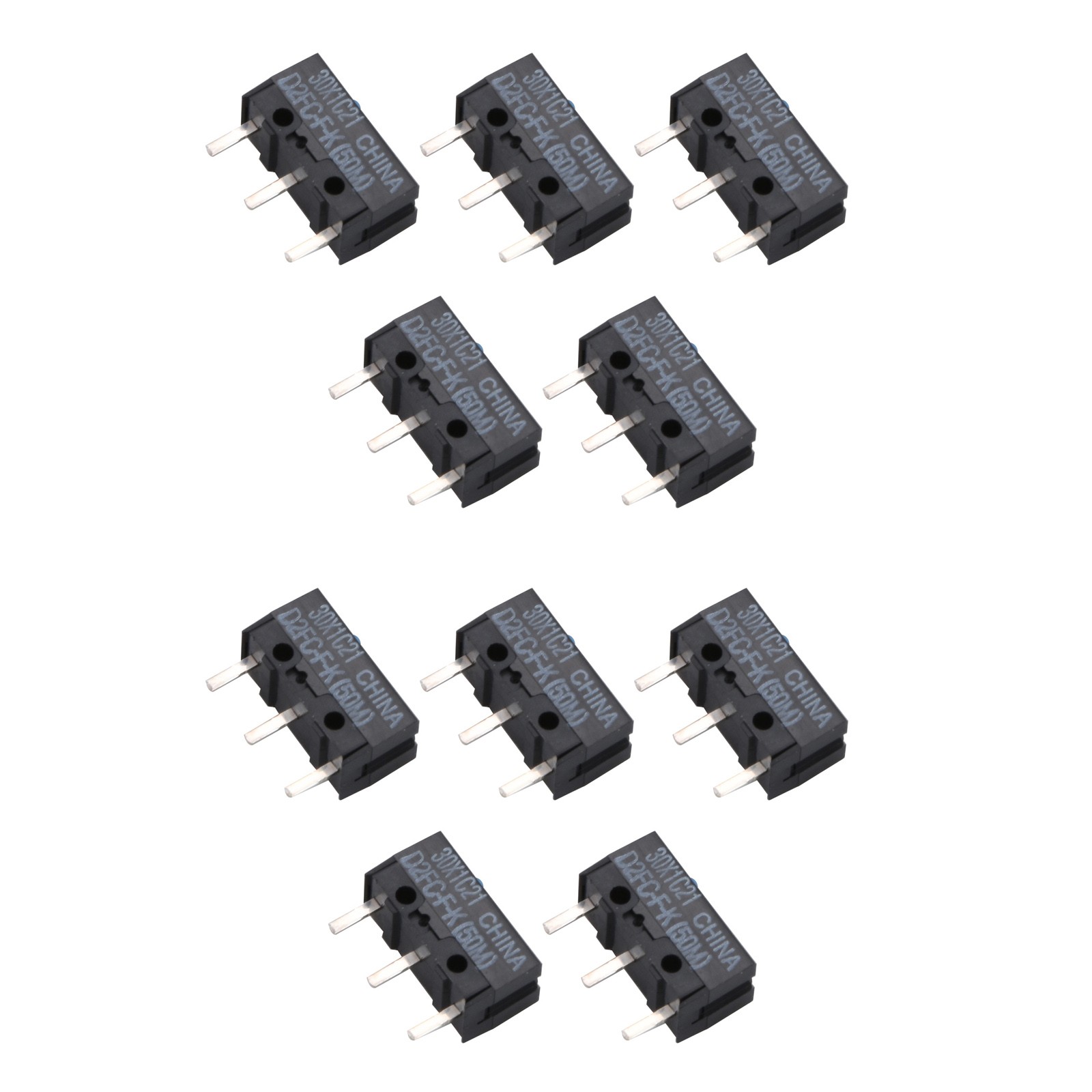 10Pack Original Genuine Micro Switch For Omron D2FC-F-K(50m) D2FC-F-K Mouse c