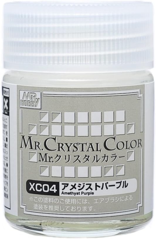 Mr. Hobby XC04 Mr. Crystal Color Amethyst Purple Lacquer Paint 18ml - US