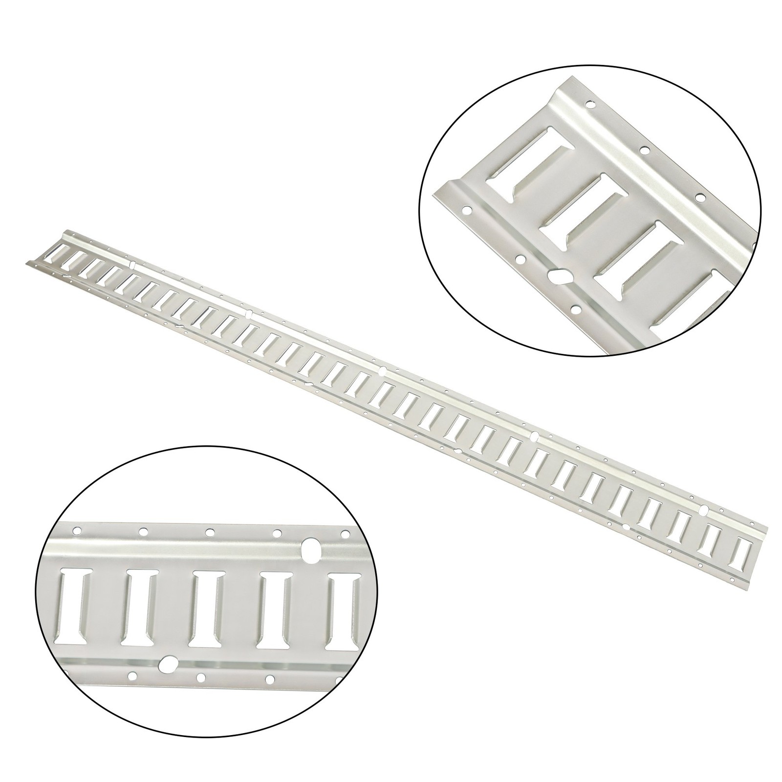 New 24PCS 5ft E Track Kit For Enclosed Cargo Trailers Secure Tie-Down Rails