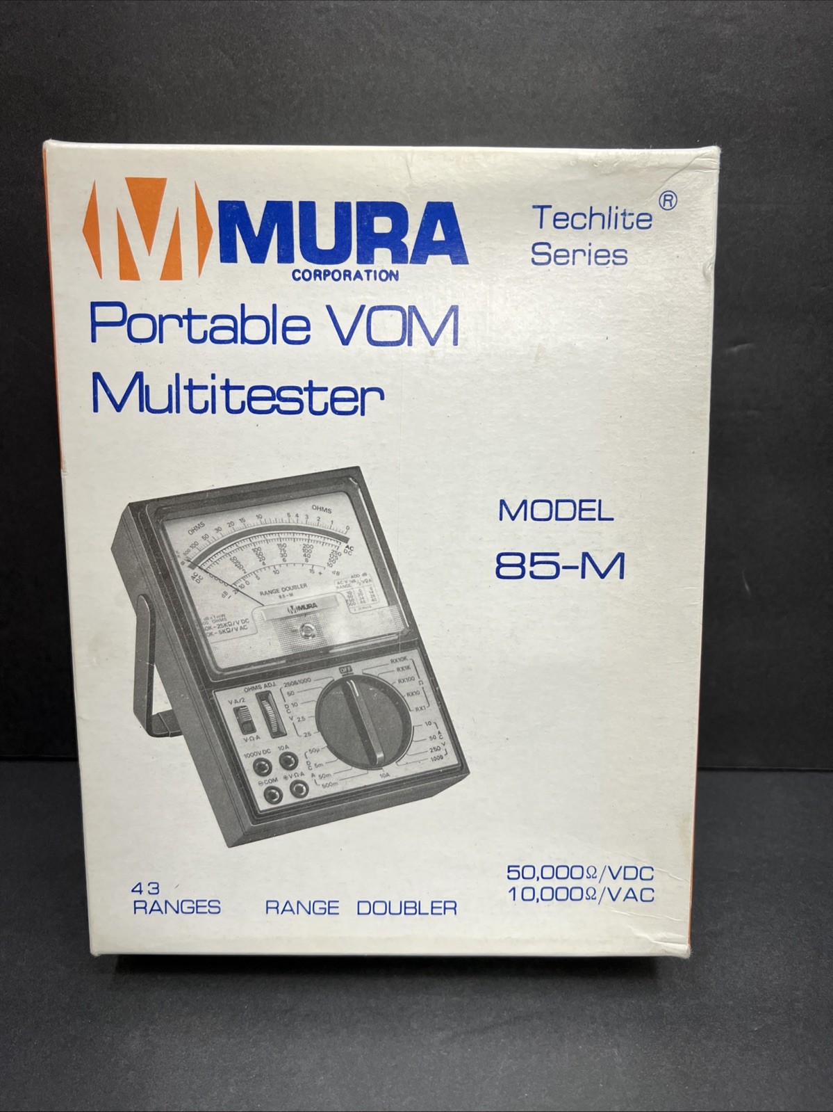Mura Portable VOM Multitester Model 85-M 43 Ranges