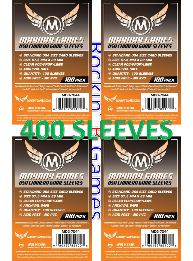 Mayday USA Chimera Card Sleeves 57.5 X 89 MM (4x100 Pack, 400 sleeves) MDG-7044