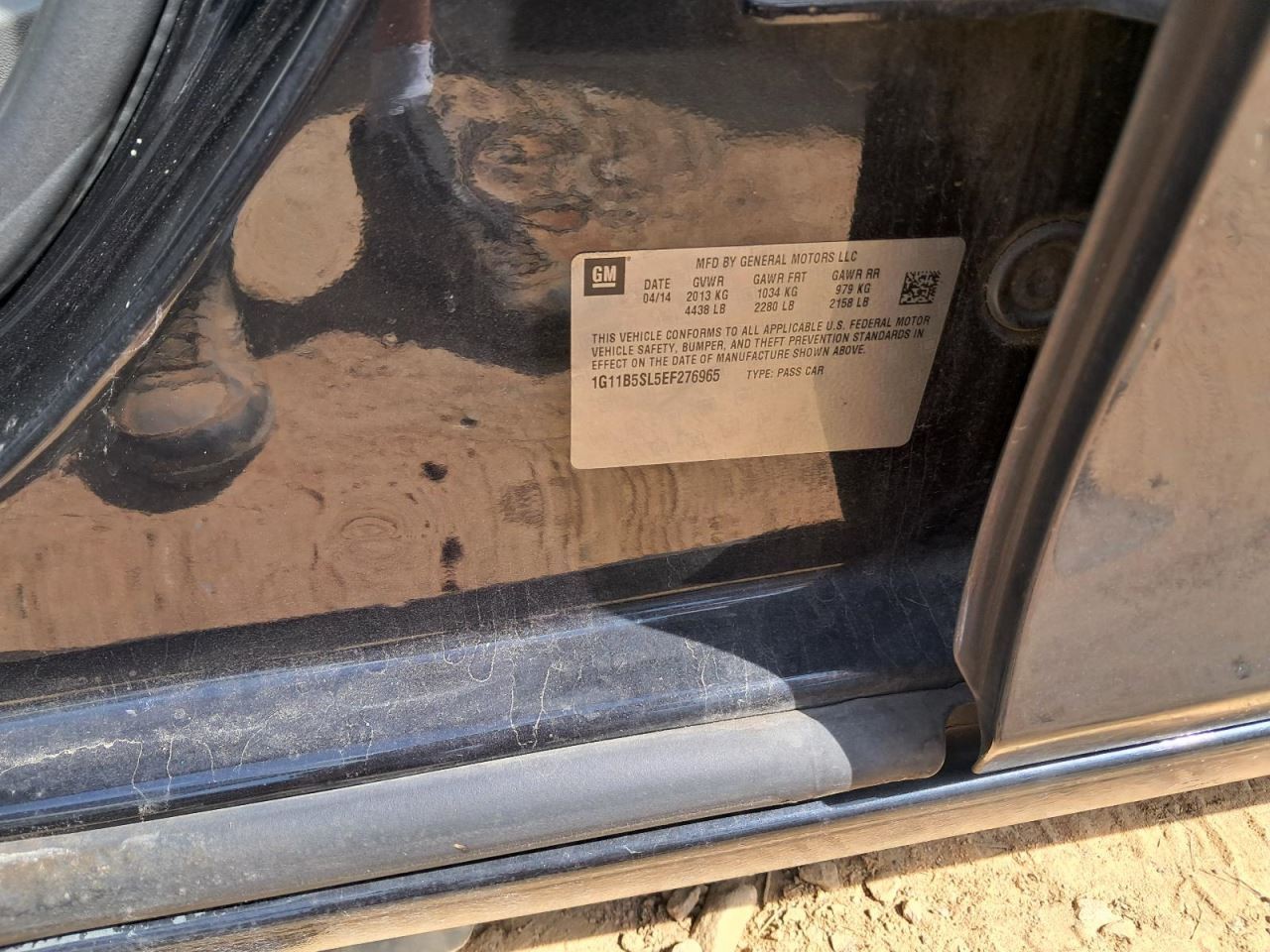 MALIBU 2014 Glove Box 4771731