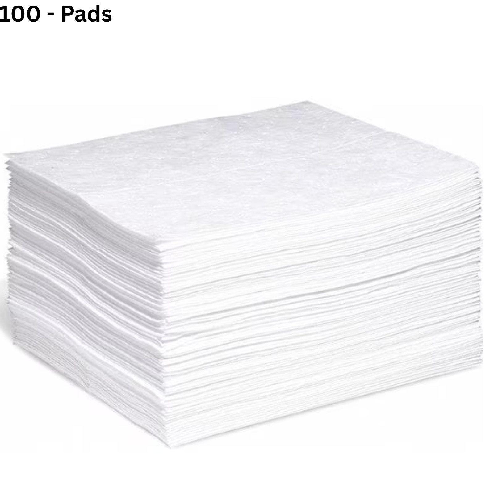 Oil Spill Clean Up Pads (100) Absorbs 20 gal. Contractor Grade Polypropylene