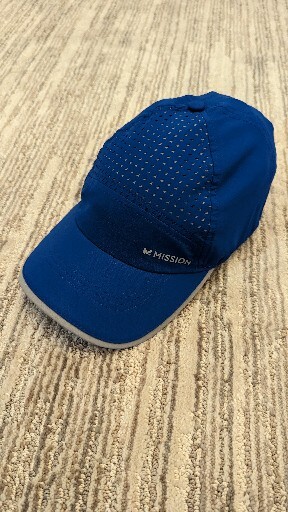 Mission Max Plus Wet To Cool Vented Cycling Cap Blue Gray Trim Adult Adjustable