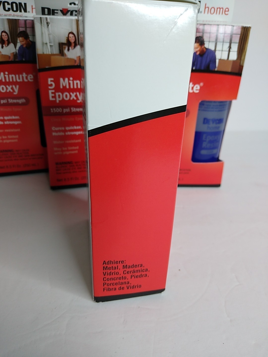 9x Devcon 8.5 oz 5 Minute Epoxy 20945 1500 psi Strength Quick Cure