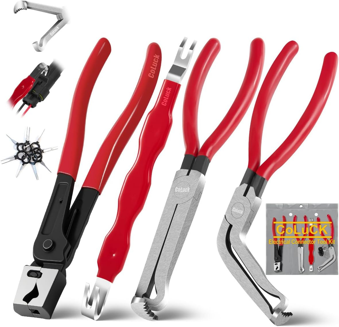5 Pcs Electrical Disconnect Pliers and Cars Terminal Pin Removal Tool Kit, 37960