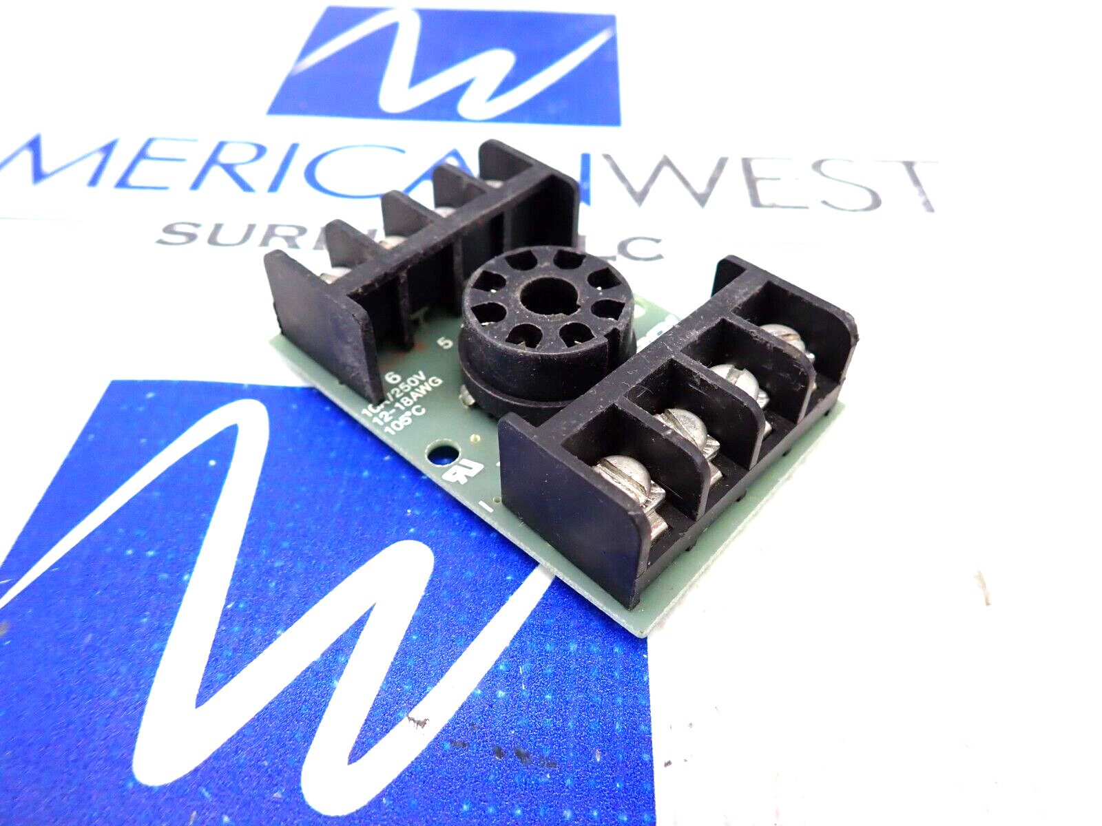 RDI 620-0049 REV A Relay Socket 10A/250V 12-18 AWG Lot of 2