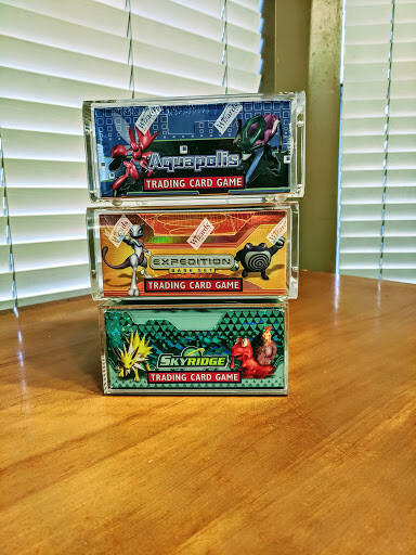 Pokemon Booster Case Magnetic Acrylic Display  MAGNETIC CASE ALL EX & E SERIES