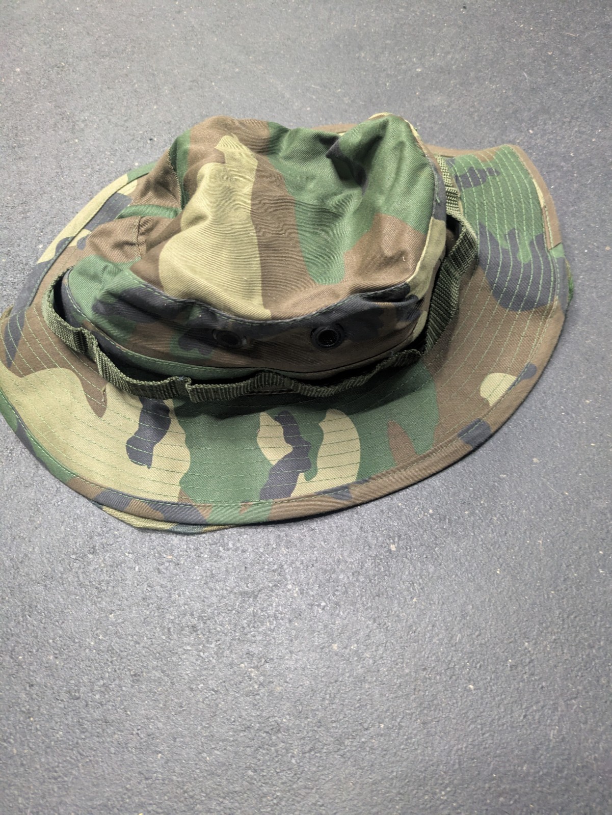 Rothco Woodland Boonie Hat w/ Mosquito Netting Size 7 3/4