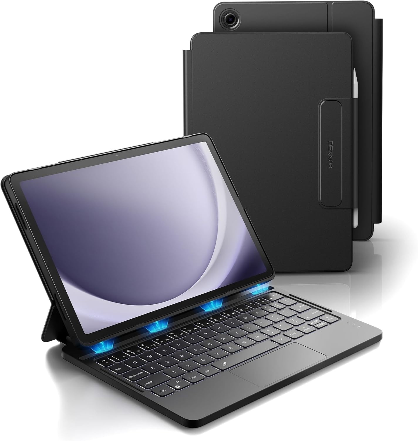 Dexnor Keyboard Case for Samsung Galaxy Tab A9 Plus A9+ Multi-Touch Trackpad