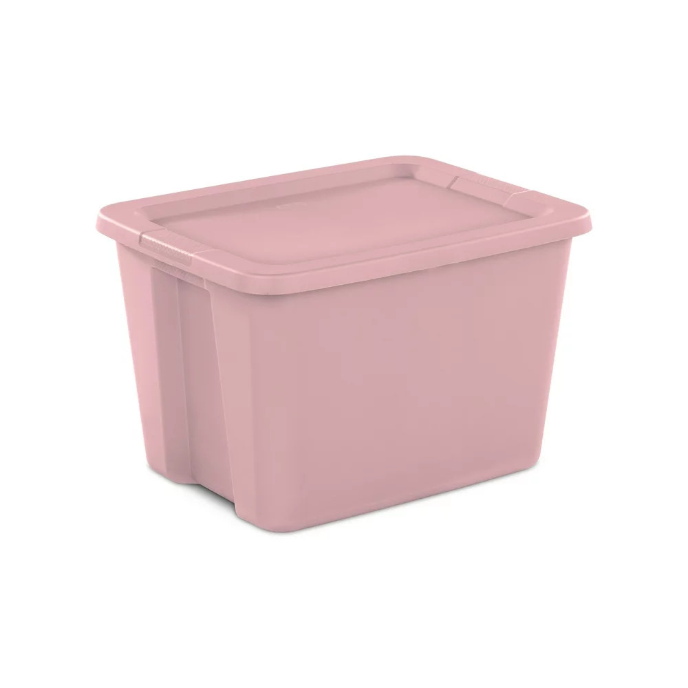 STORAGE BIN CONTAINERS 18 Gallon Plastic Stackable 24"x18"x14"