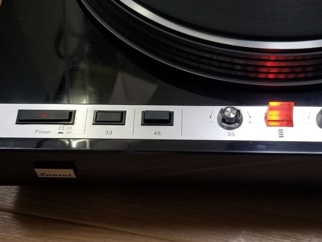 Sansui SR-636 Direct Drive Record Player Player Turntable Working