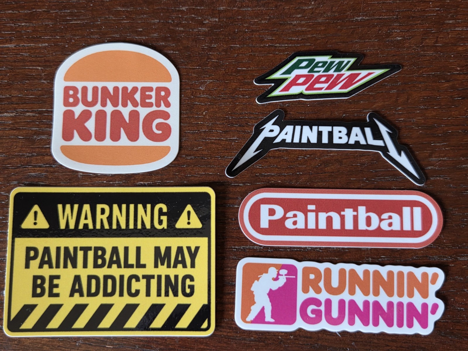 Paintball Stickers Lot