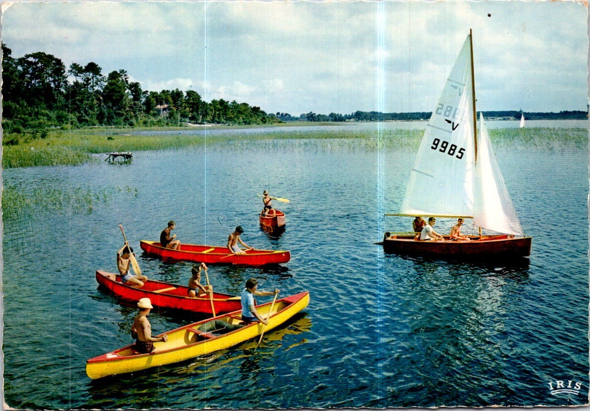 (1455) 1-9-2025 - France - Sailing / Voile-  in Biscarose (1963)