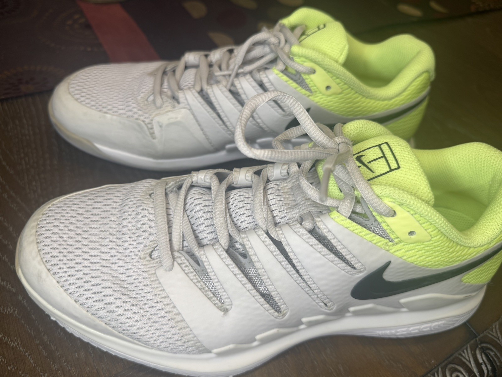 Nike Air Zoom Vapor X HC AA8030 001 Vast Grey Black Roger Federer Shoes Mens 10