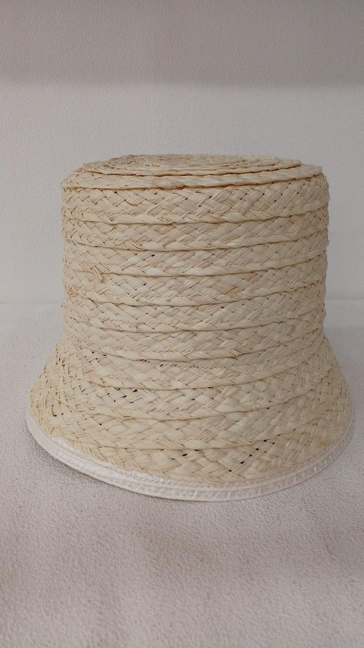 KIJIMA TAKAYUKI Hat, Beige, Natural Straw Raffia, Made in Japan, Condition A