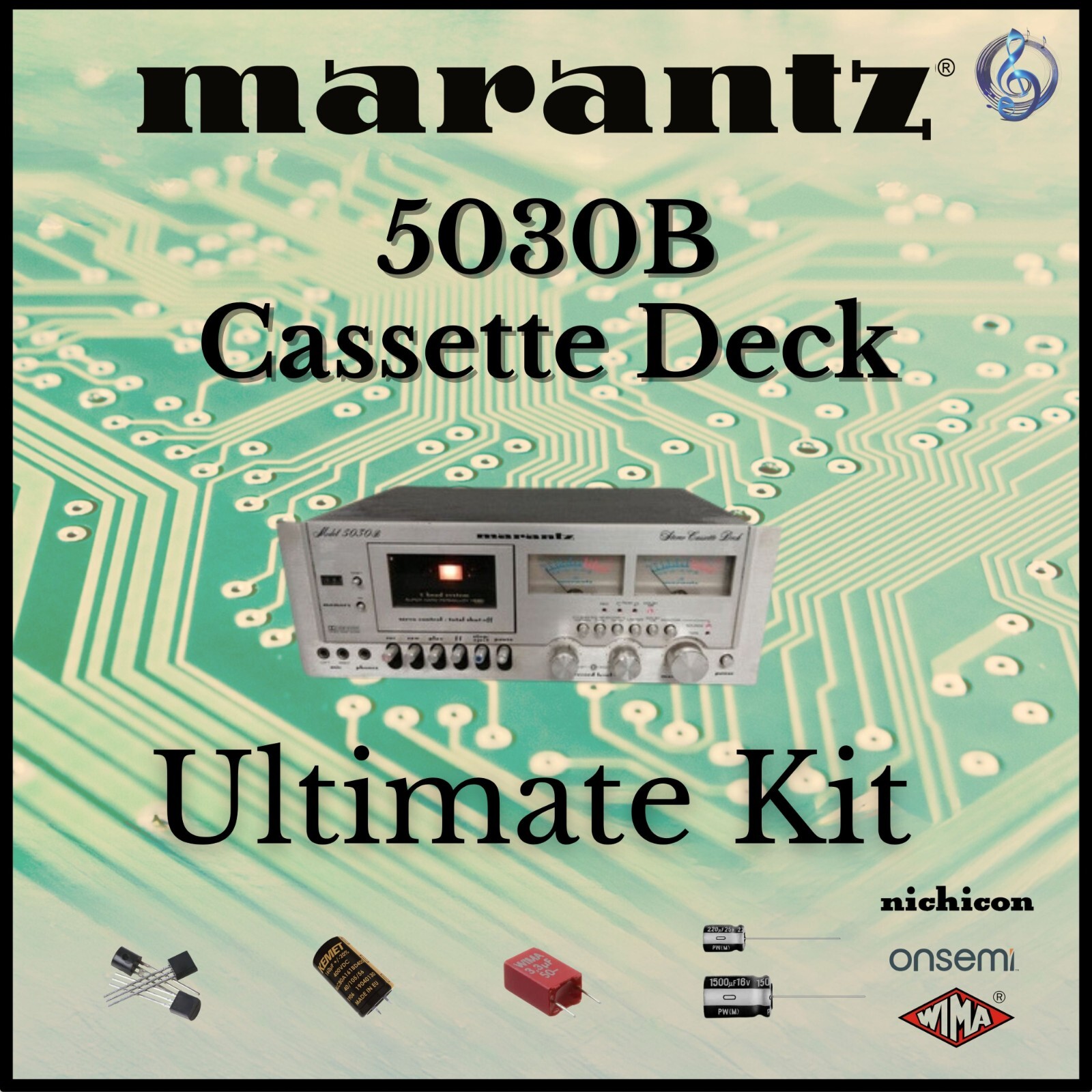 Marantz 5030B Cassette Deck Ultimate Upgrade Kit Genuine Parts Restoration