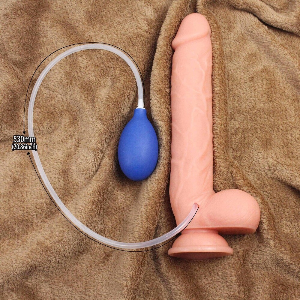 10.2"Realistic-Ejaculating-Squirting-Dildo-Dong-Cock-Suction-Cup-common SexToy