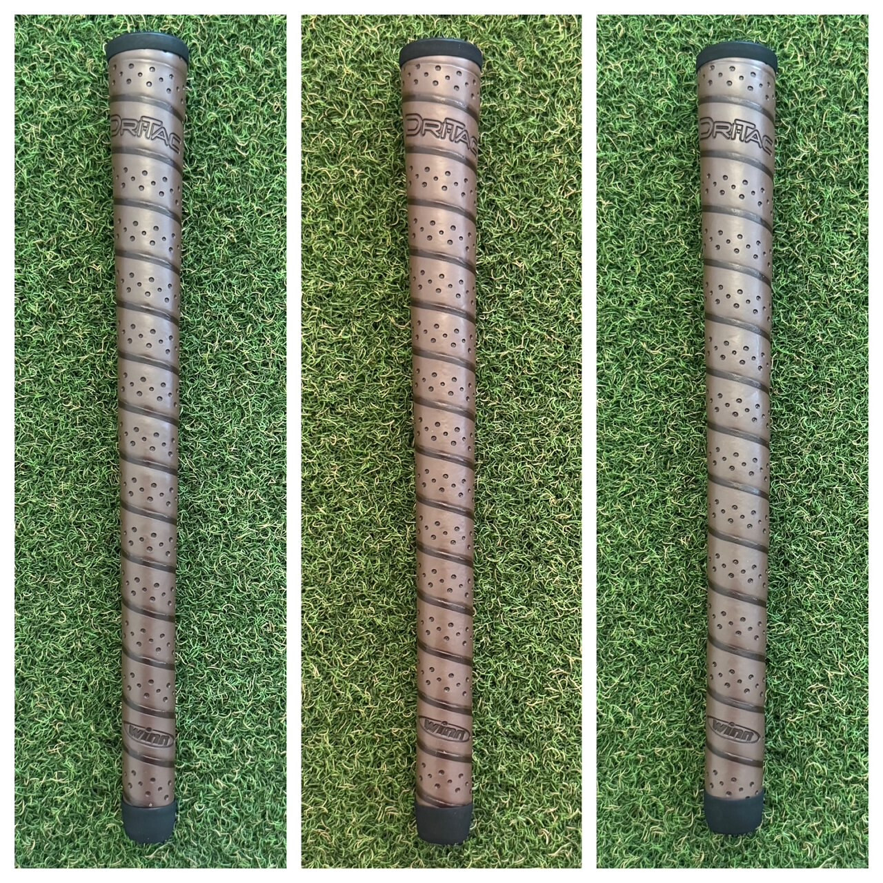 NEW Winn Dri-Tac Wrap Golf Swing Grip (Dark Brown) - Choose Size