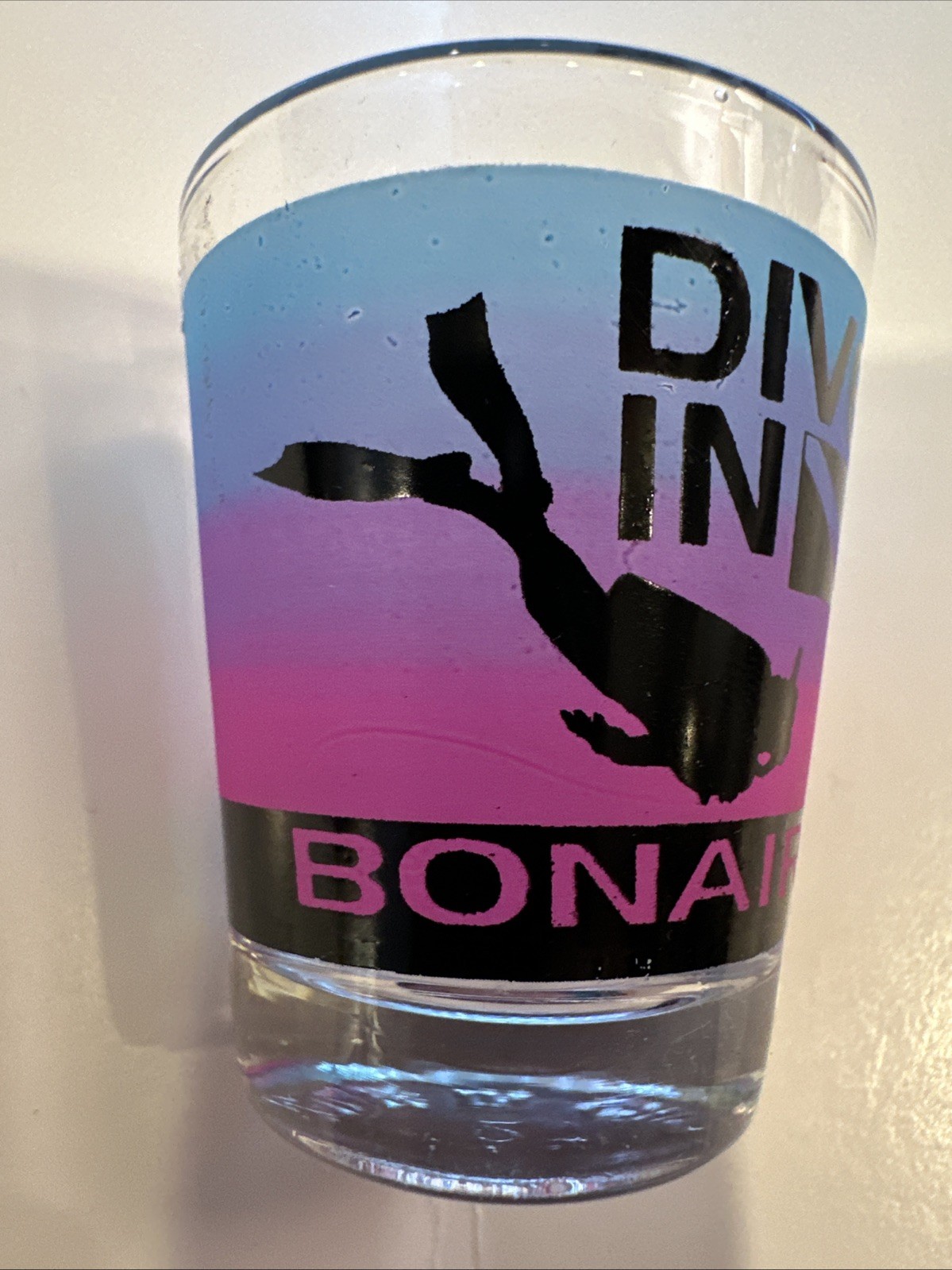 Dive in Bonaire Shot Glass