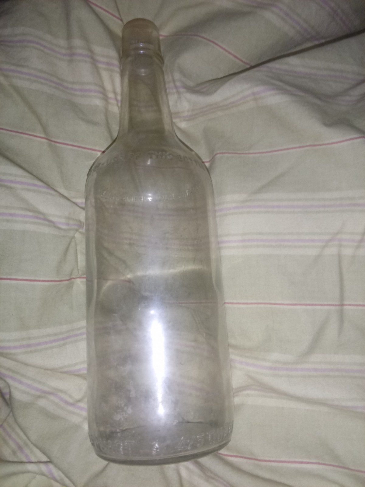 vintage liquor bottle 1952