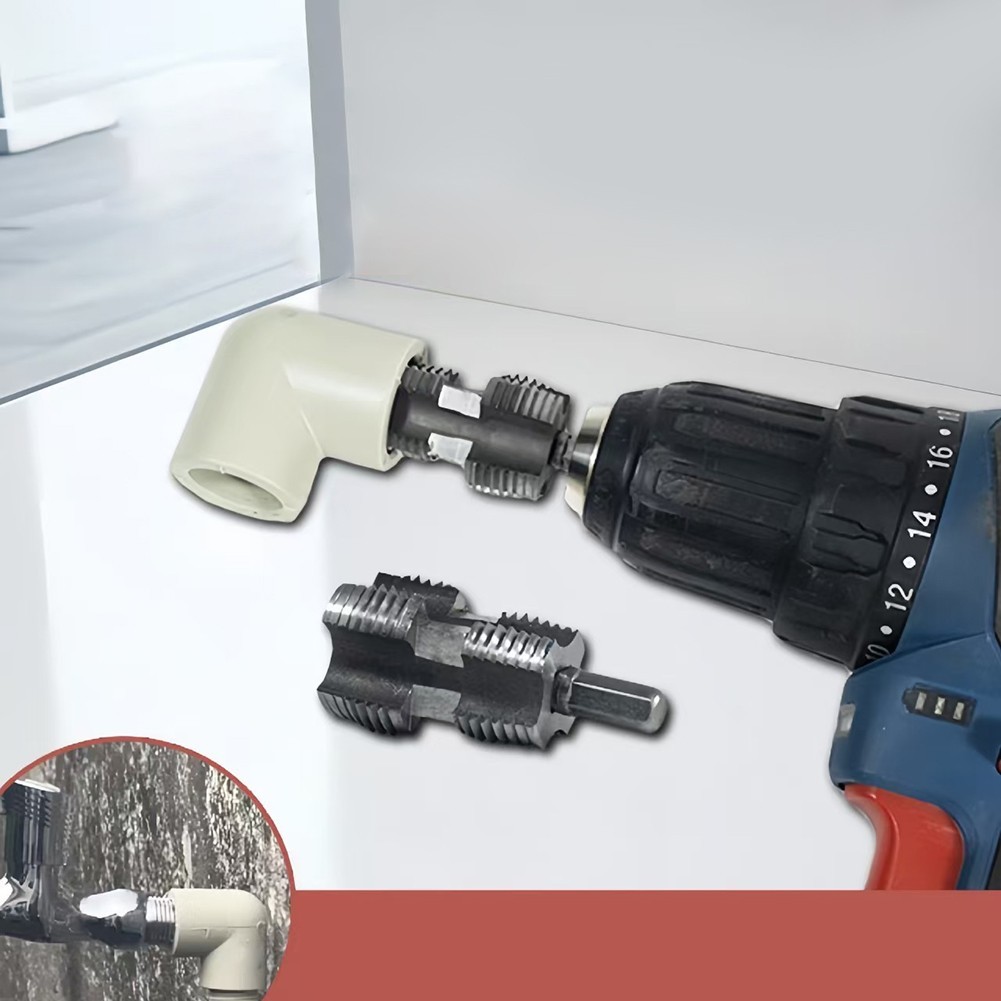 Easily Operable Water Pipe Internal Thread Opener with Standard Threads
