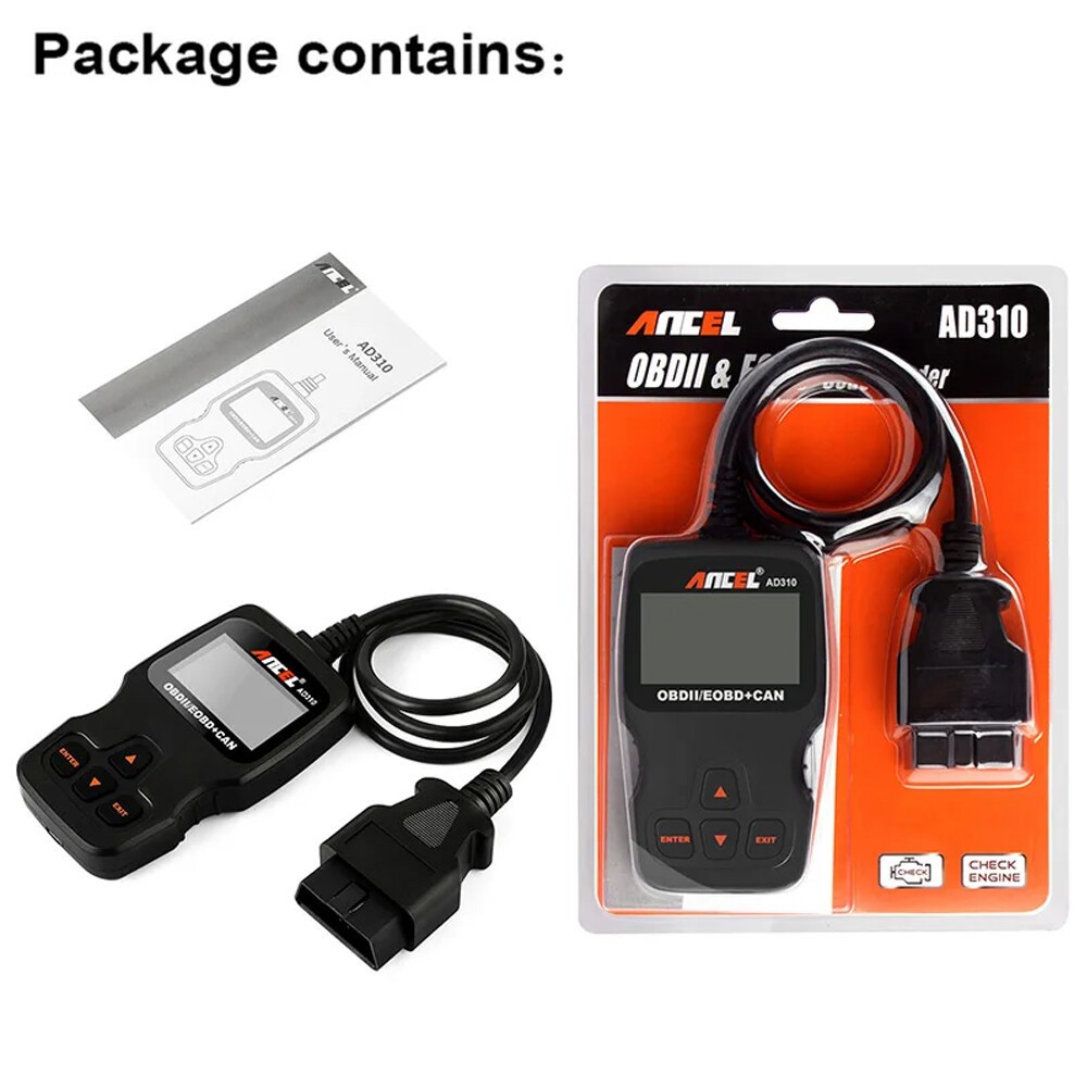 ANCEL AD310 OBD2 Scanner Car Engine Fault Diagnostic Tool Automotive Code Reader