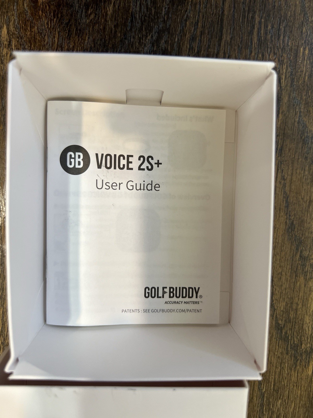 GolfBuddy GB Voice 2S+ Talking GPS Golf Rangefinder Navigation Black New
