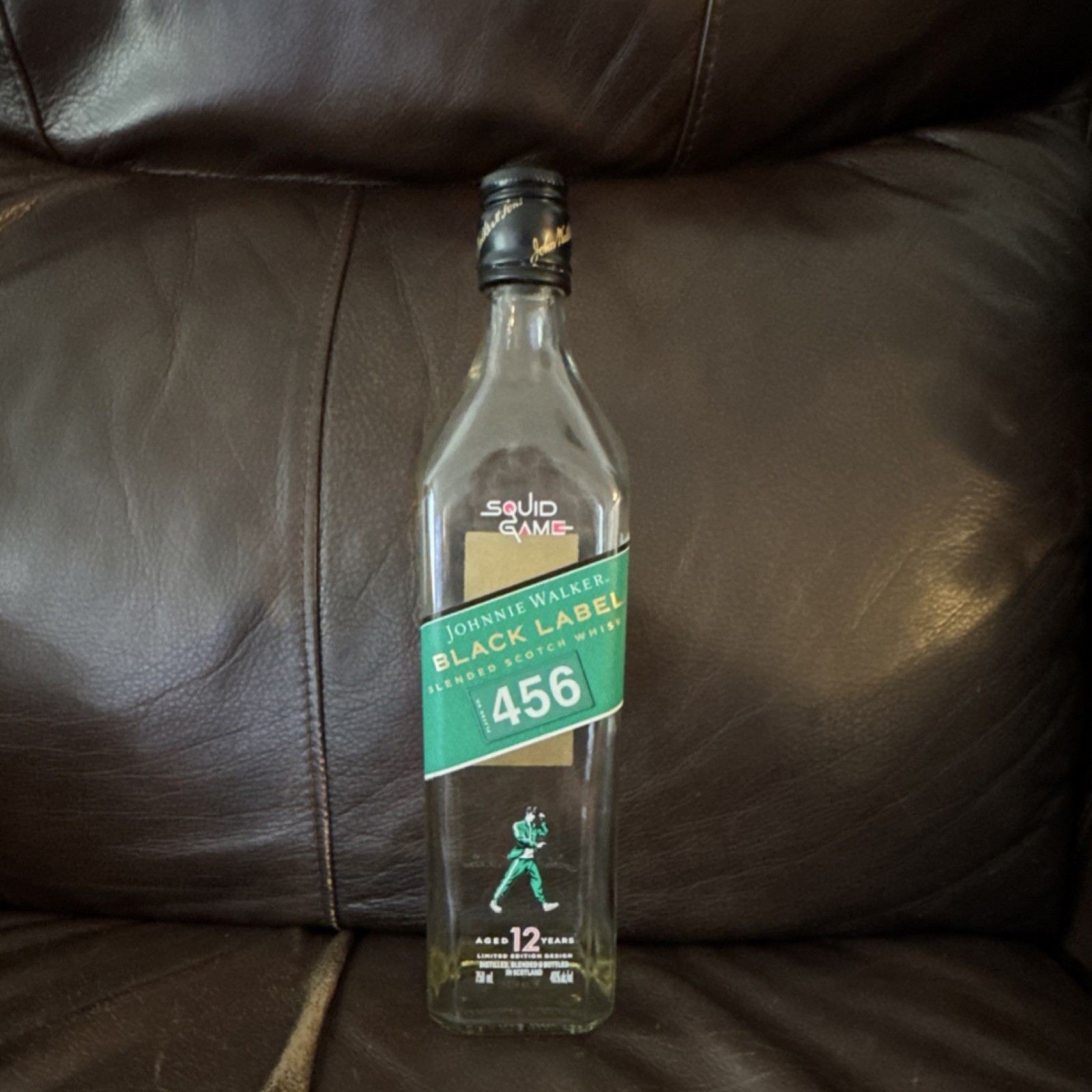 Johnnie Walker Black Label Squid Game Limited Edition 12 Years 750ml Bottle
