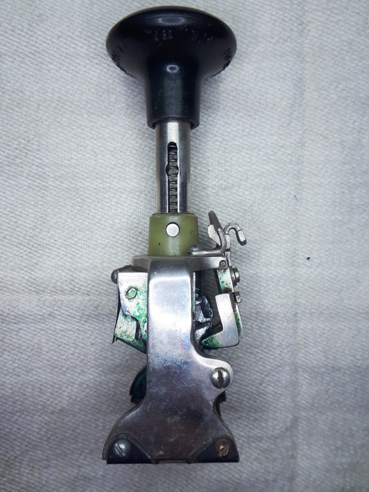 USSR Customs Date Stamp Automatic Numbering Machine, 6 Wheels/Digits