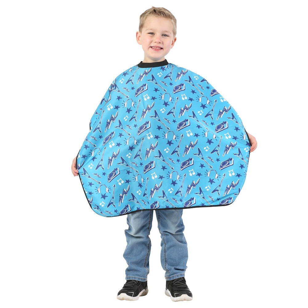 AP-24181 BARBER BEAUTY SALON ESSEL HAIR STYLING CHILD KIDDIE CAPE GUITAR