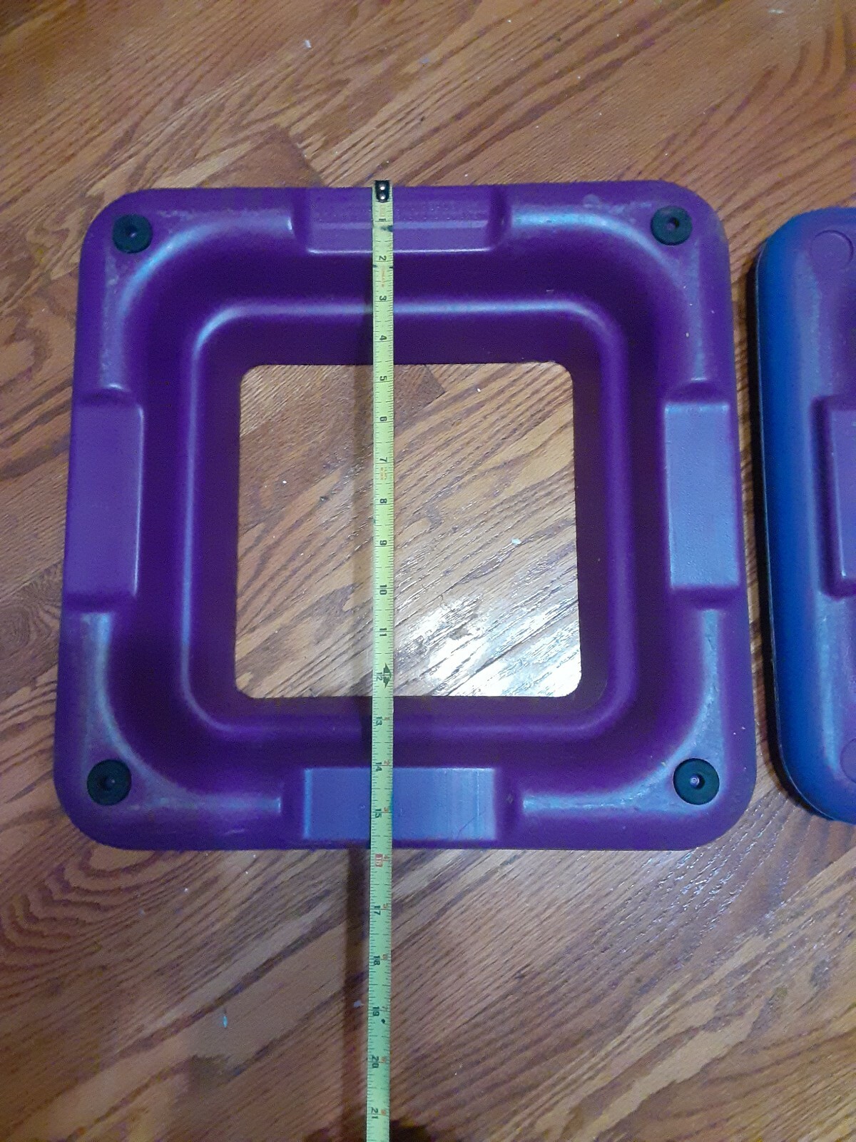 TWO RISERS For THE STEP Aerobics 16"x16" Stepper Exercise PURPLE