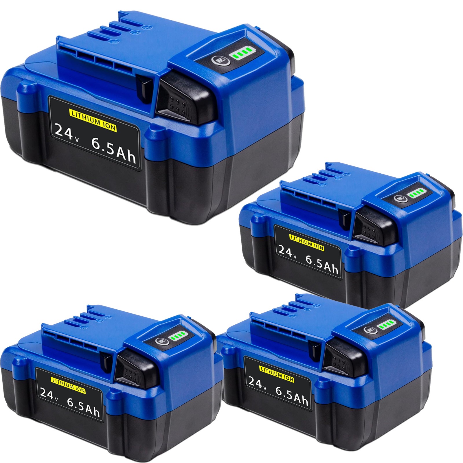 1/4X 24V 6.5Ah  For Kobalt 24V Max Extended Run Li-Ion Battery KB624-03 KB124-03