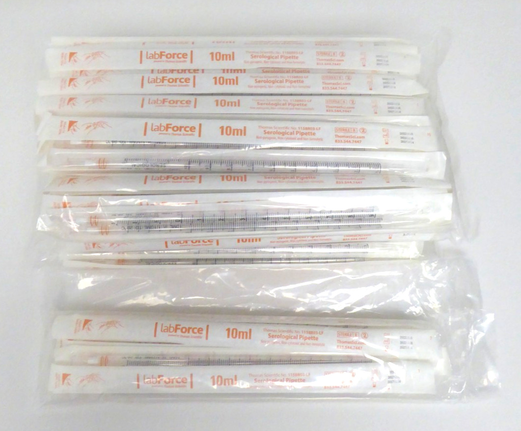 Thomas Scientific LabForce 10ml Serological Pipette Individually Wrapped 159ct