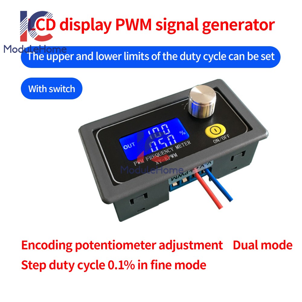 Adjustable PWM Pulse Frequency Duty Cycle Square Wave PWM1 Signal Generator