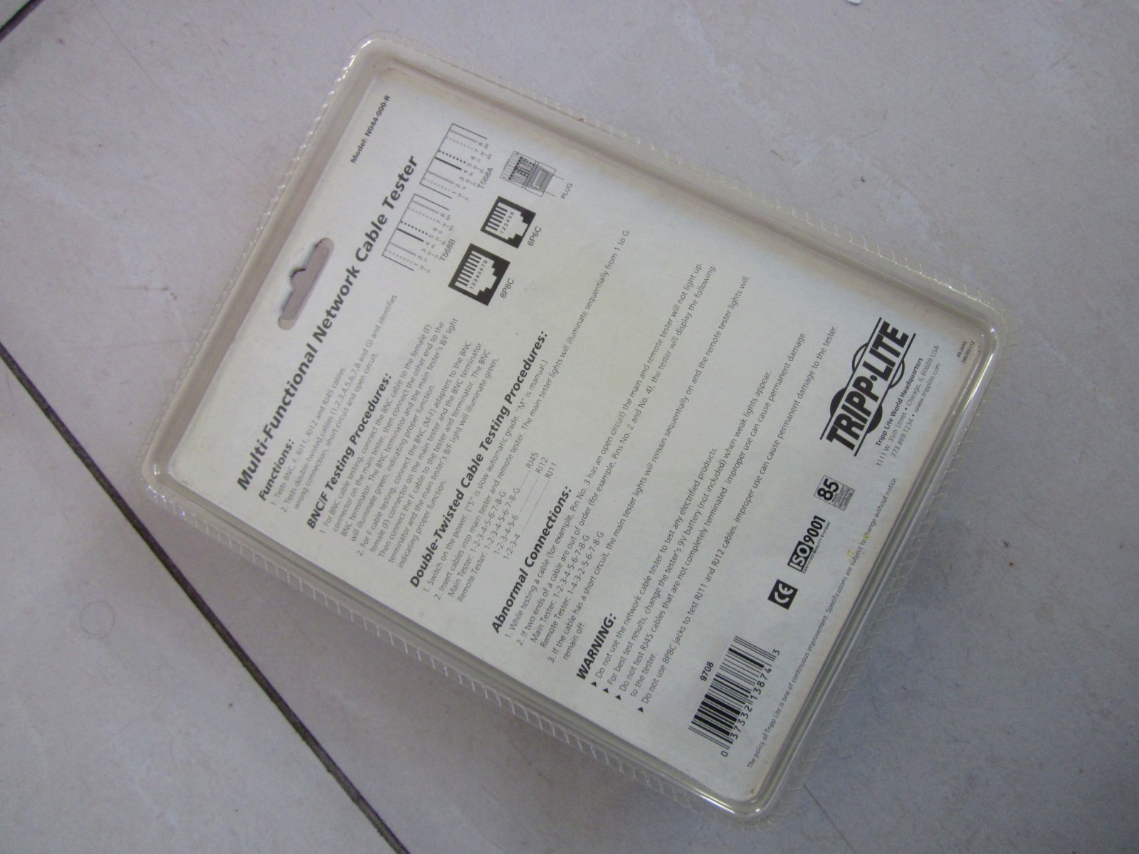 Tripp Lite N044-000-R Network Cable Tester