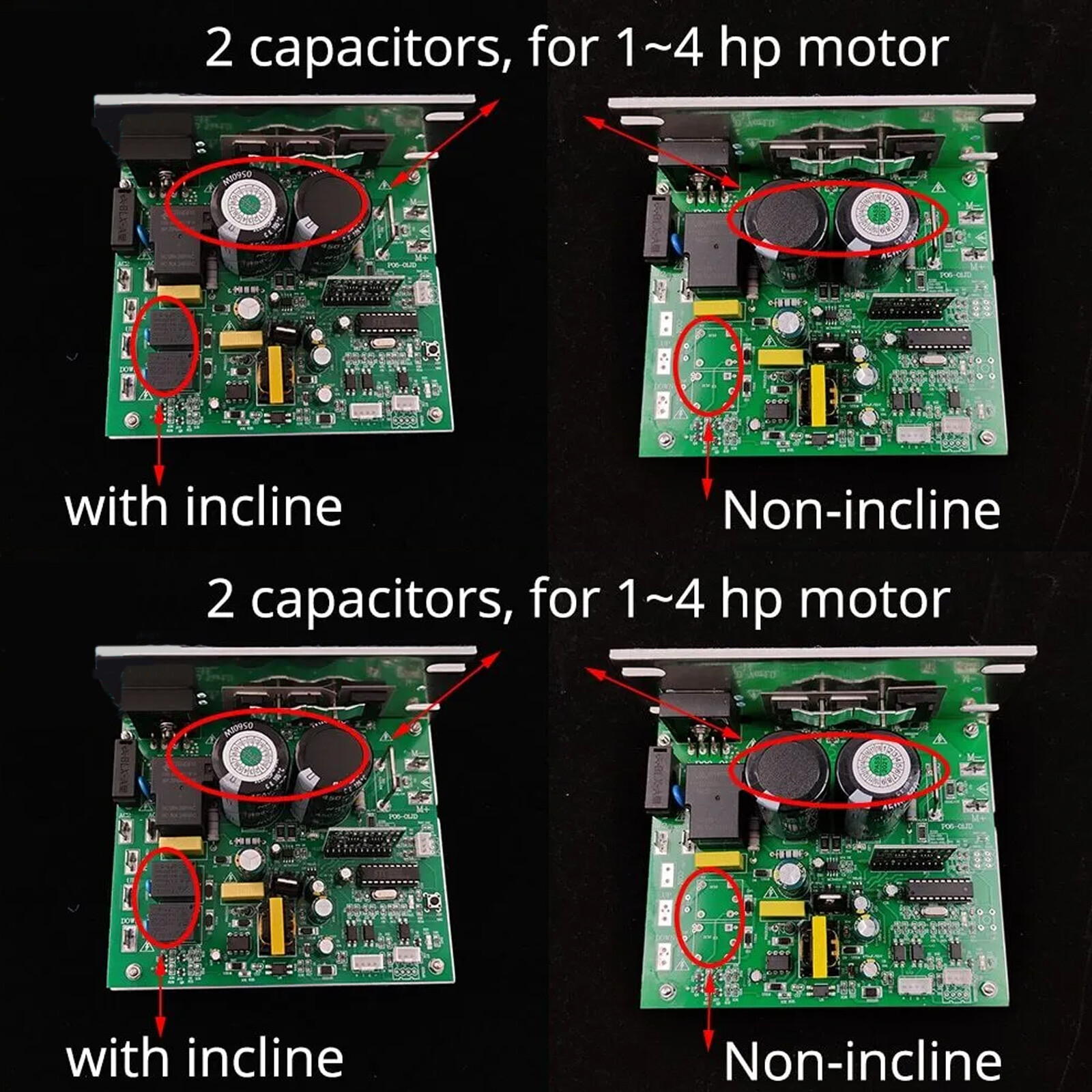 1HP-4HP Universal Treadmill Controller Circuit Board Treadmill Console Display