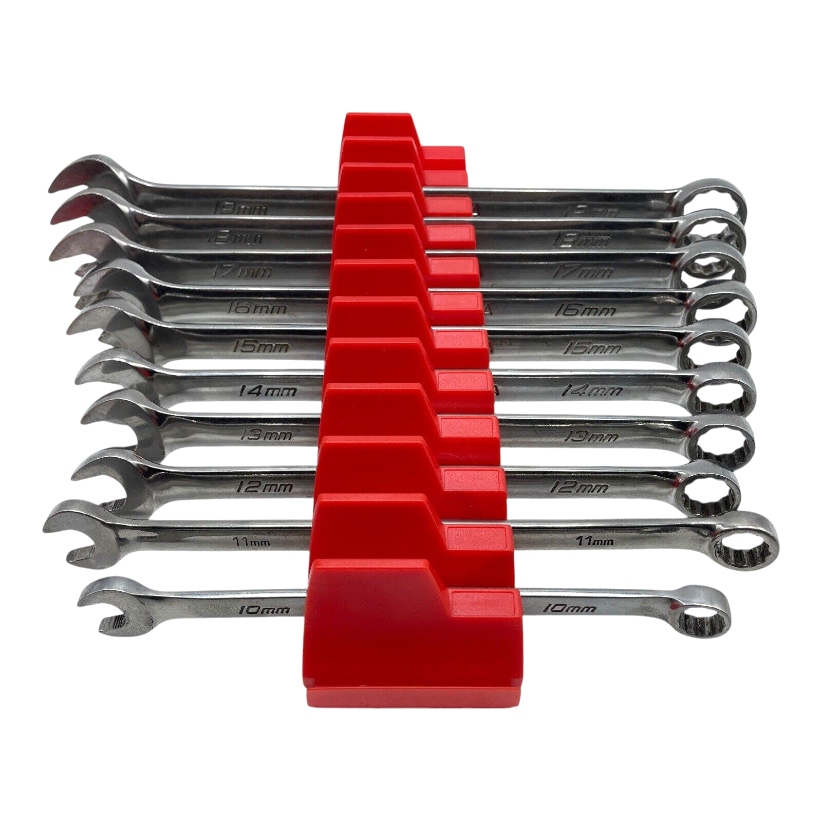 Plastic Wrench Organizer Set Tool Box Storage Magnetic Drawer Attachment Red