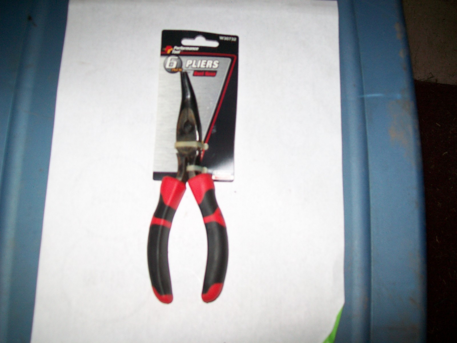 1 Of Performance Tool Part # W30732  6" Bent Nose Pliers