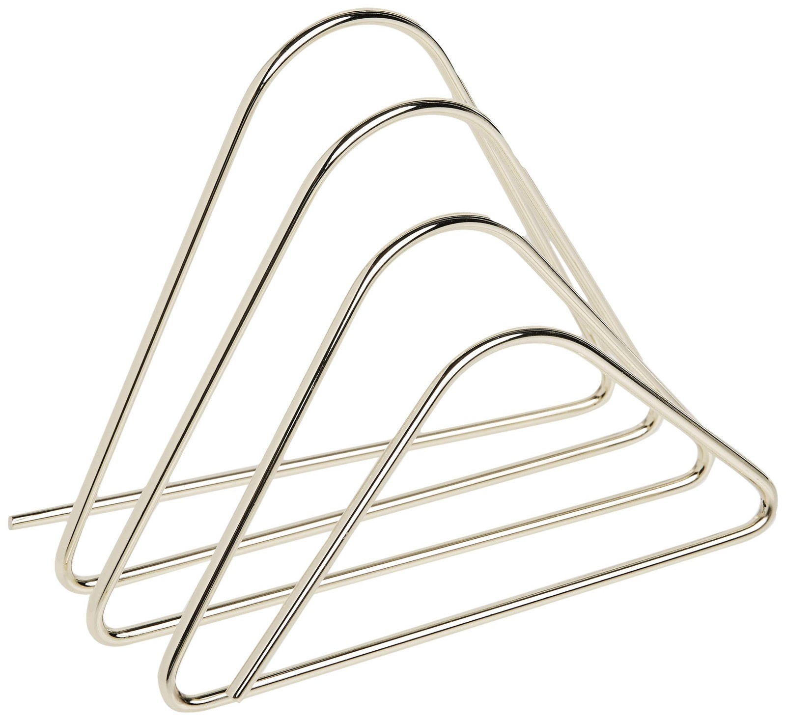 Gold Wire Letter Sorter Modern Desk Organizer for Office and Home 413H 641W 492D