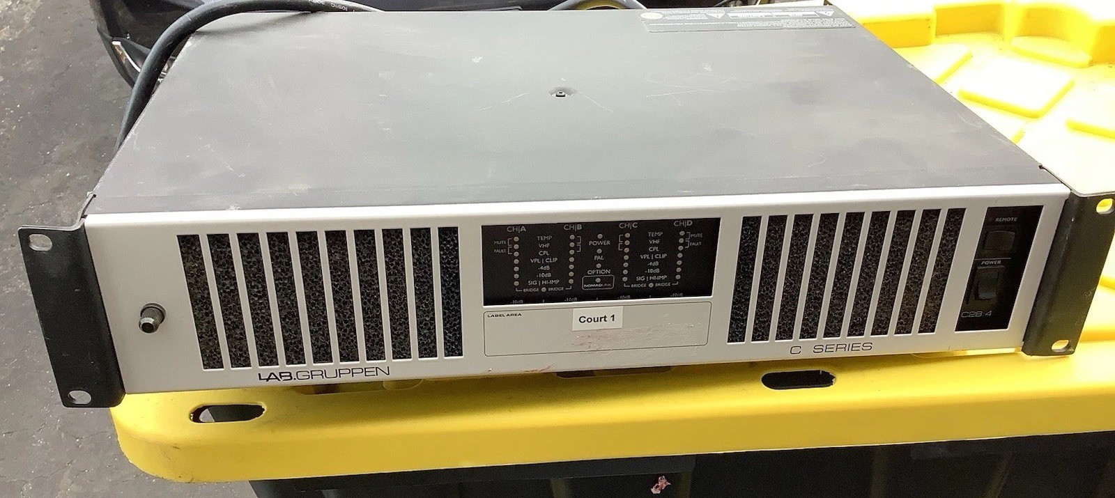 Lab.Gruppen C 28:4 1300W 4-Channel Amplifier with NomadLink Network Monitoring