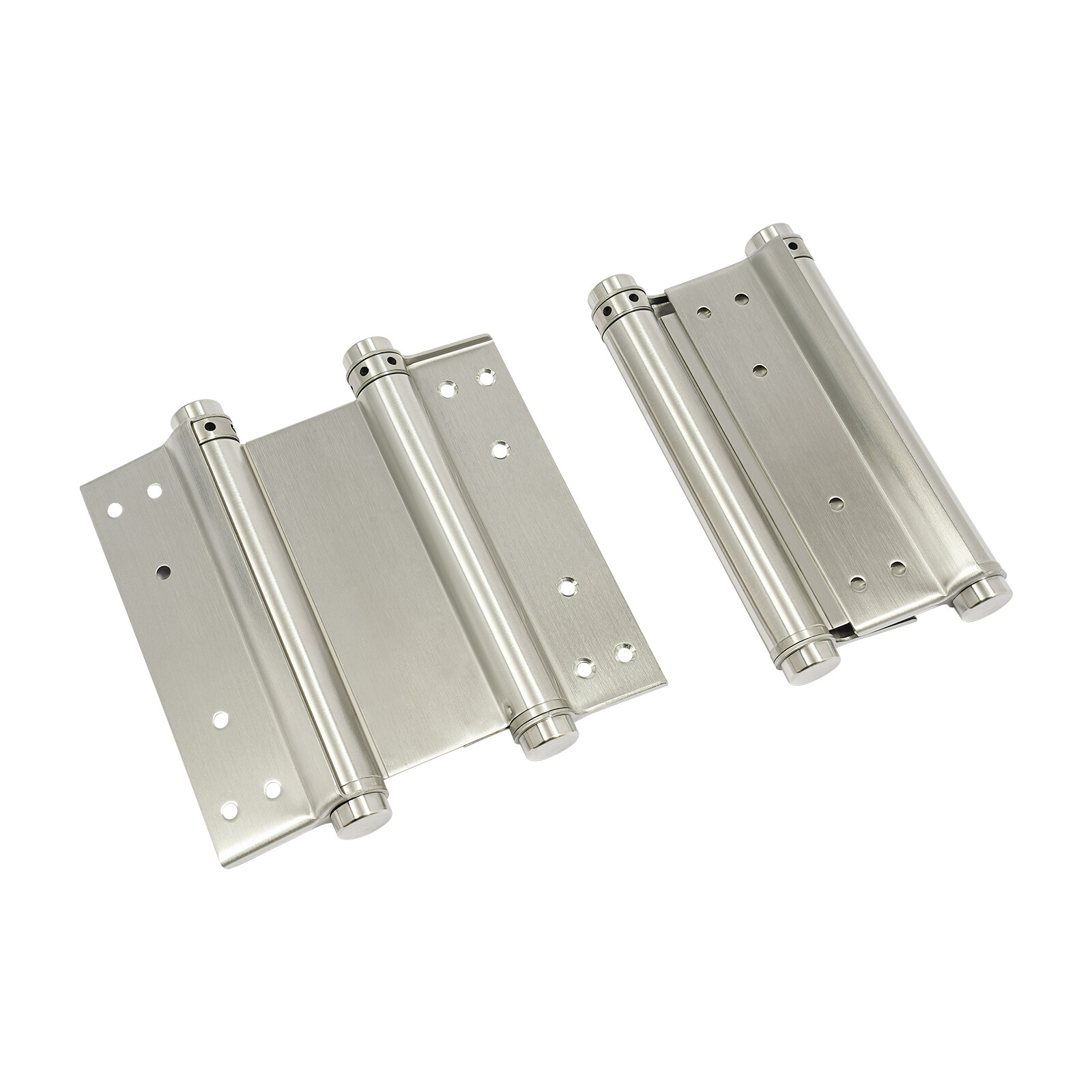 2pcs Double Action Spring Hinges 8" Self Closing Door Hinges Heavy Duty Hinges