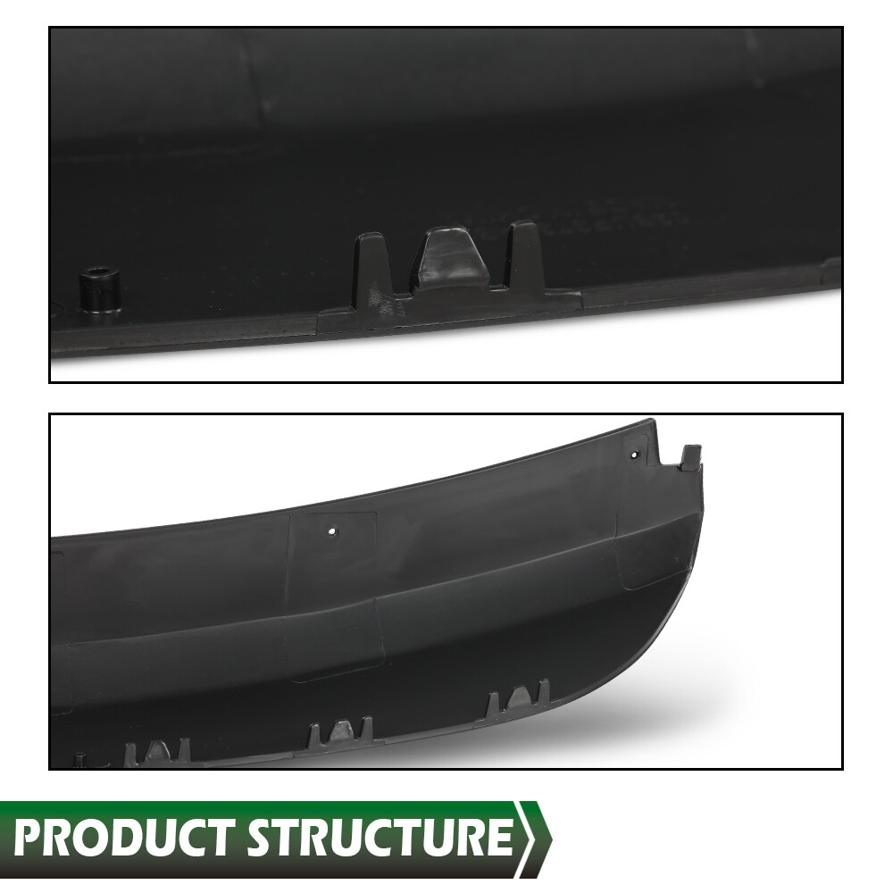 Front Bumper Face Bar Trim Molding Step Pad Fit For 2015-2022 Dodge Charger