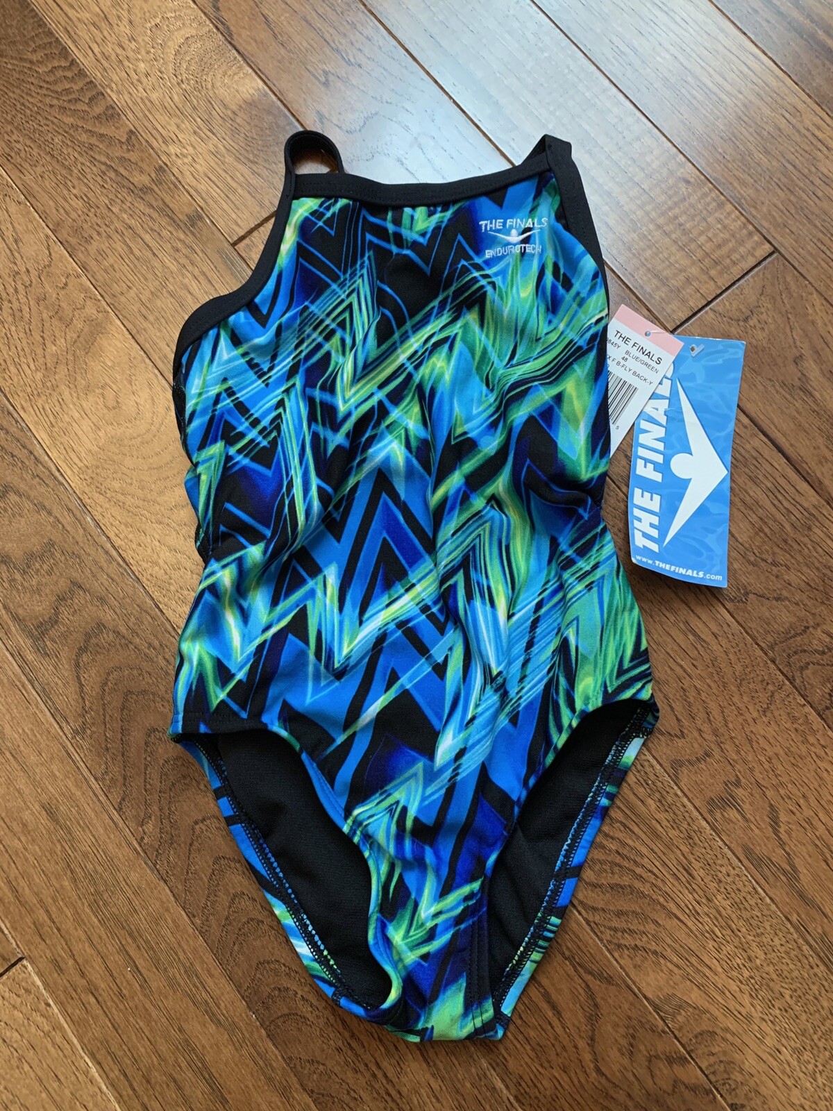 THE FINALS Onyx Female Butterfly Back One Piece Swimsuit Girls 24 NEW w/Tags $49