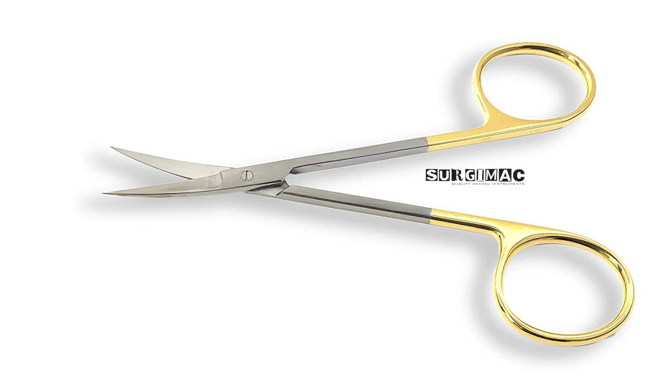 Iris Scissors Straight 4.5" Tungsten Carbide