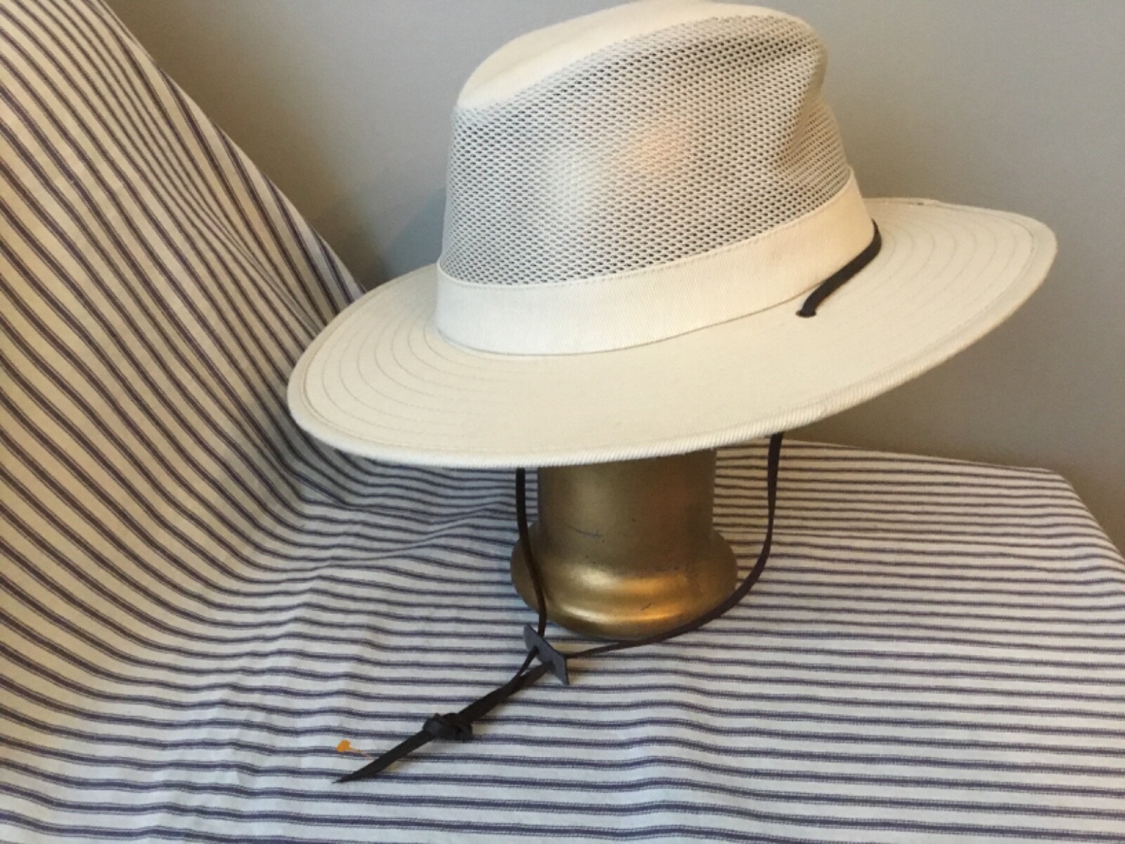 DORFMAN Pacific Co wide brim AUSSIE HAT~ sz LARGE unisex handmade quality NWOT