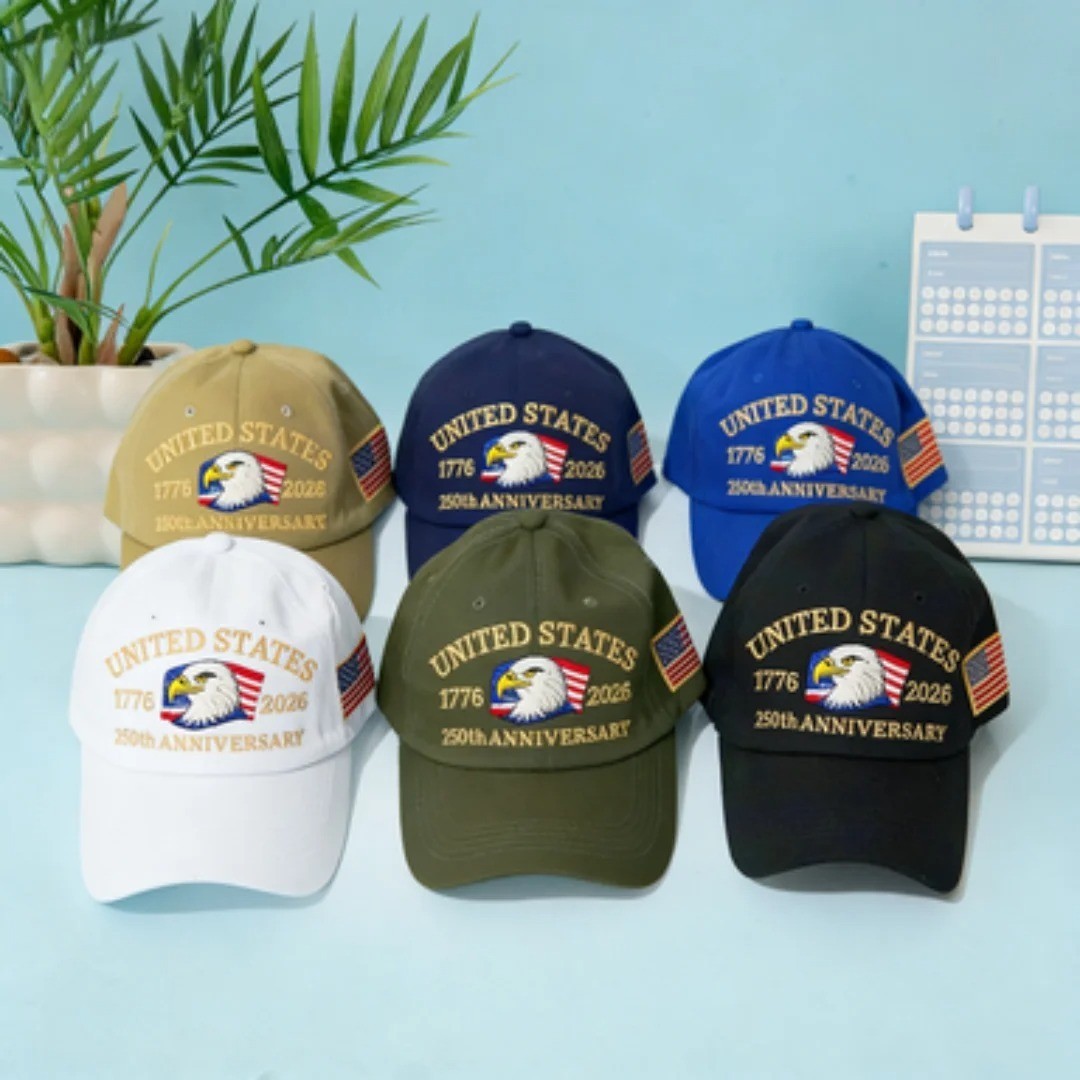 United States 250th Anniversary Baseball Cap – 3D Embroidered Hat*****