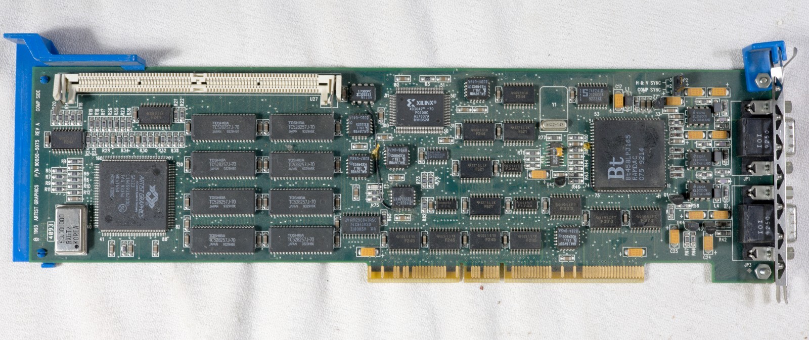 Vintage Artist Graphics WinSprint 1000i VGA adapter 16 bit Microchannel ISAE21