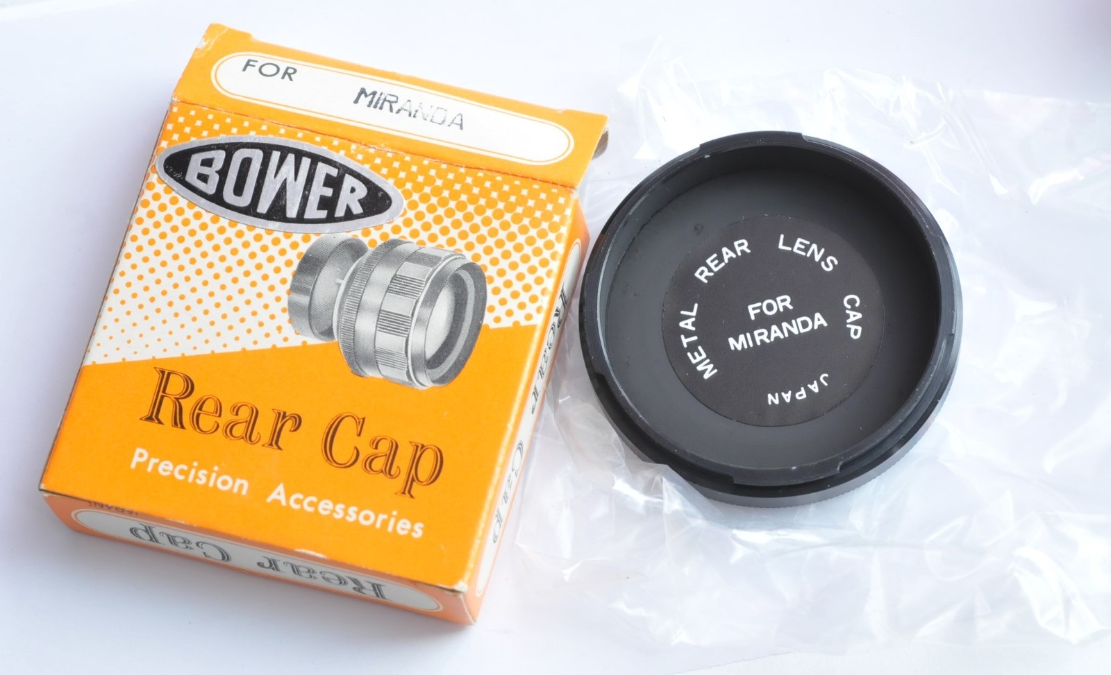 Metal Rear Lens Cap for Miranda Bayonet Mount  Lens Sensorex