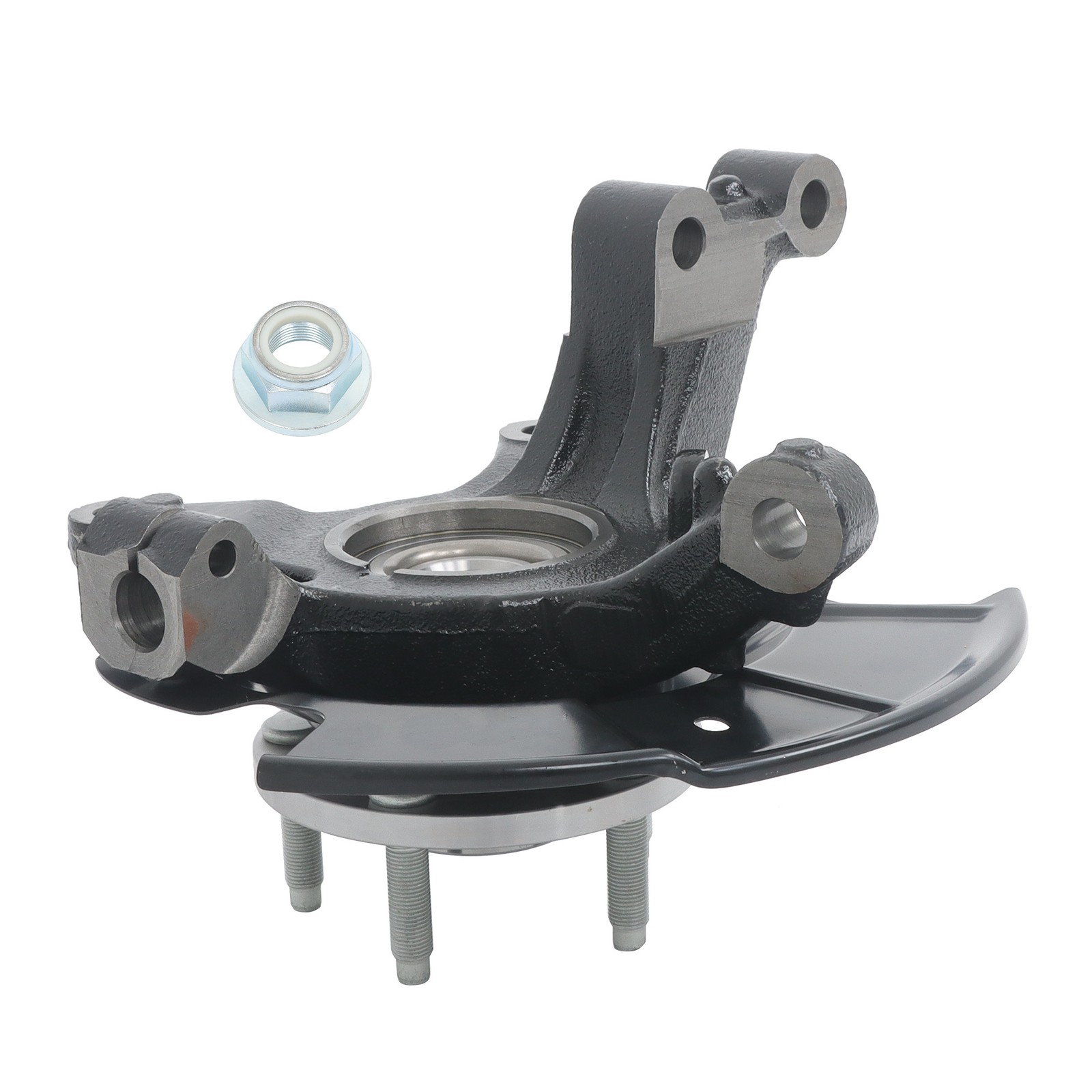 Labwork Front Right Steering Knuckle & Wheel Hub Bearing for 2011-14 Ford Edge